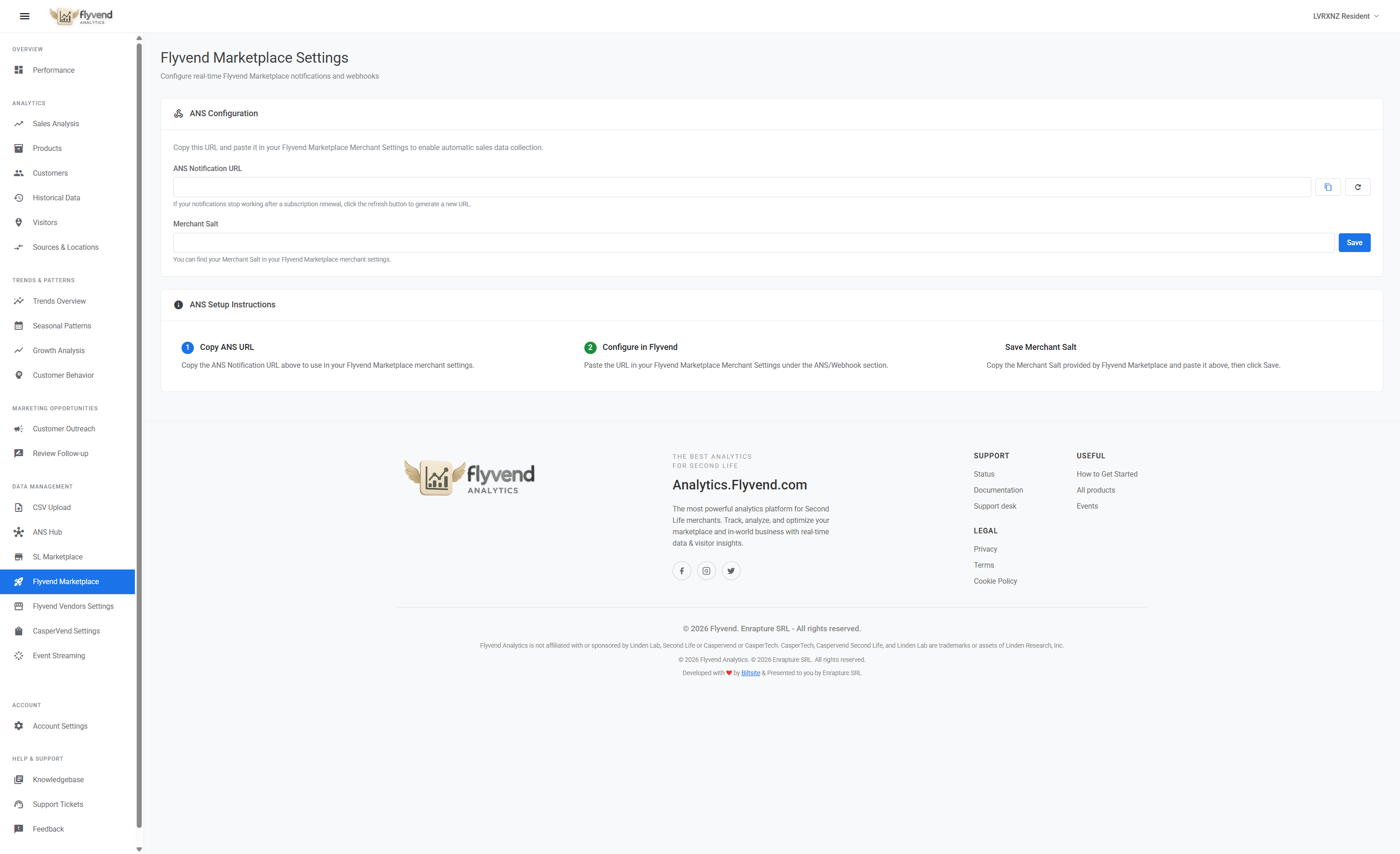 Flyvend Marketplace Analytics