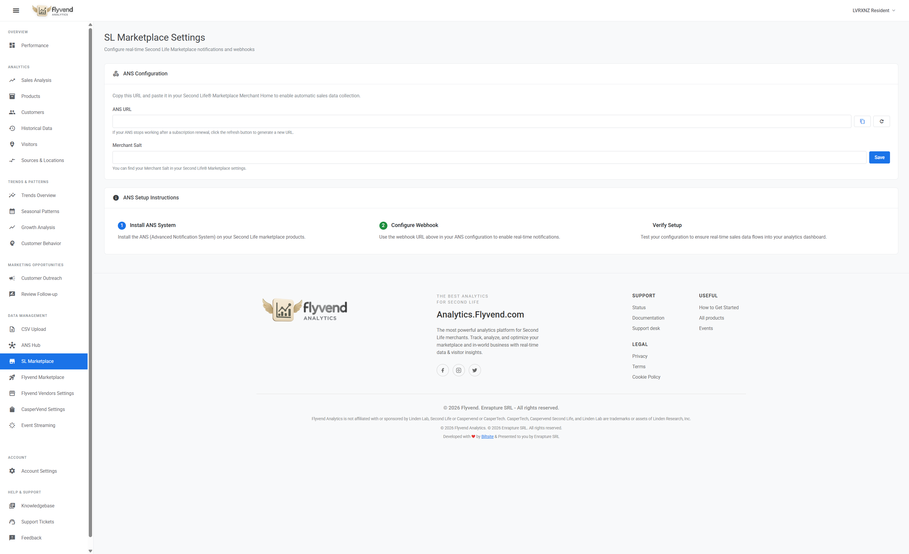 SL Marketplace Integration